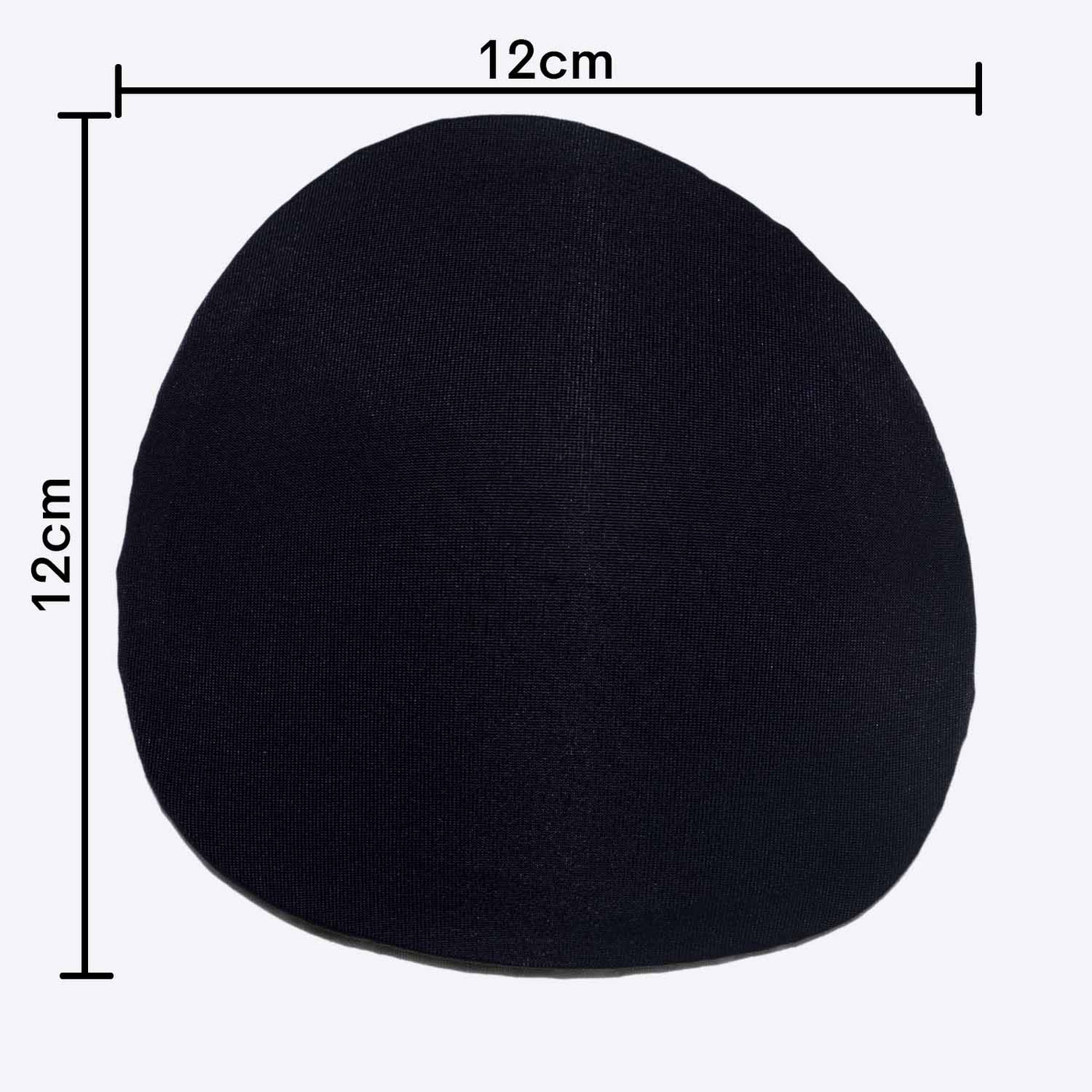 WUKA Limited Edition - Contoured Nursing Pads - Black Colour - Pad Front