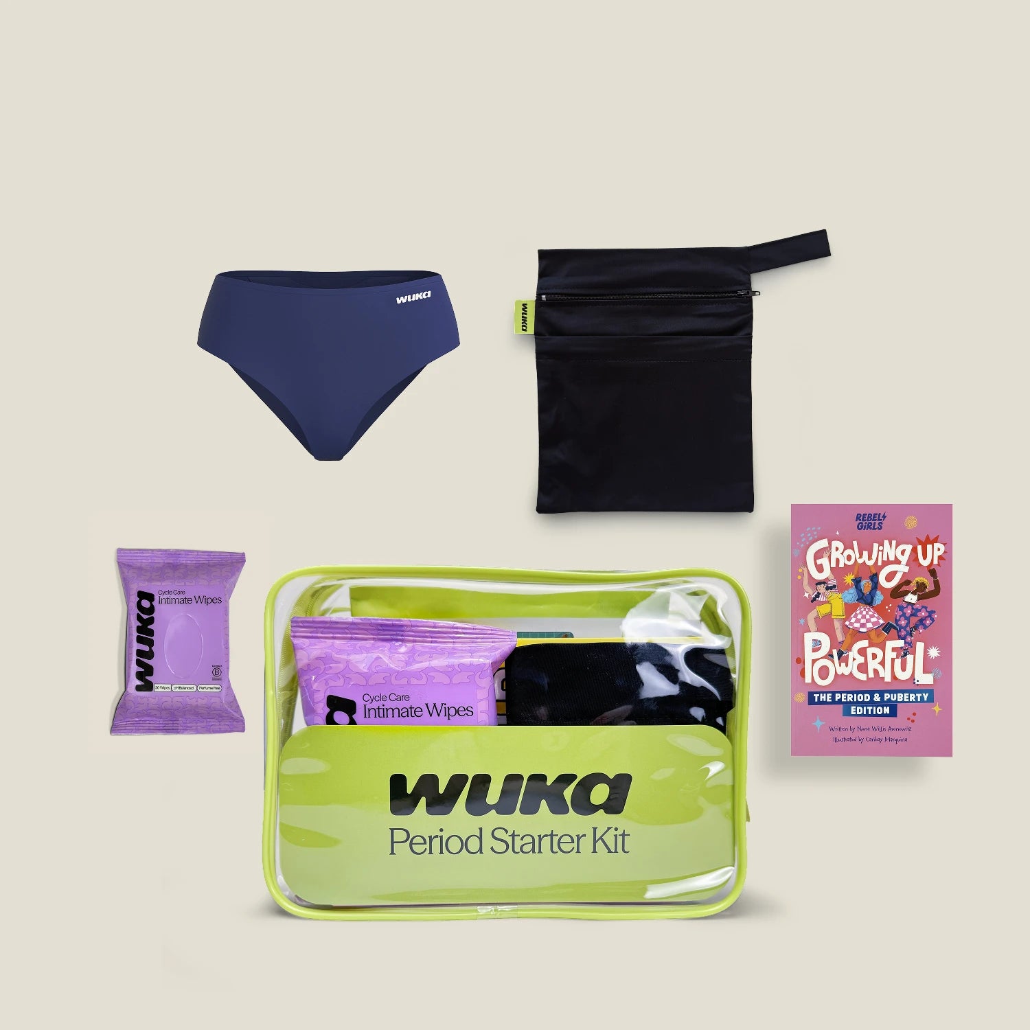 WUKA Teen Period Starter Kit - Midi - Super - Navy