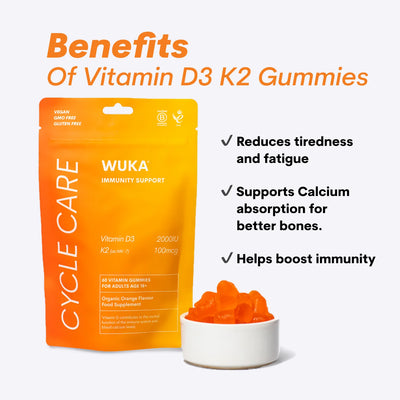 WUKA Vitamin D3 K2 Gummies